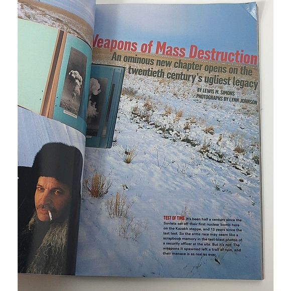 National Geographic Magazine November 2002 Unmasking Skin Weapons Mass Destruct - Picture 7 of 7